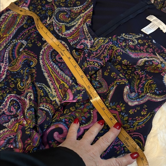 London Times Black Paisley Dress - Picture 10 of 12